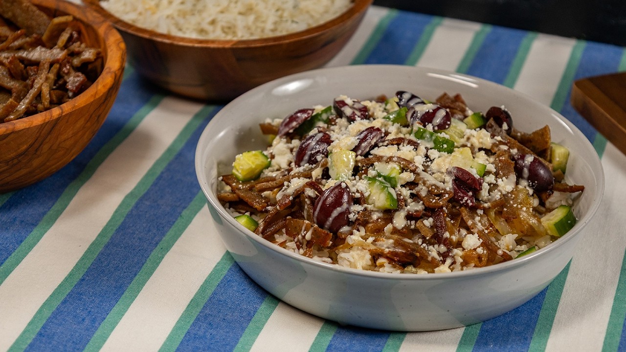 Restaurant Style Halal Gyro Bowls