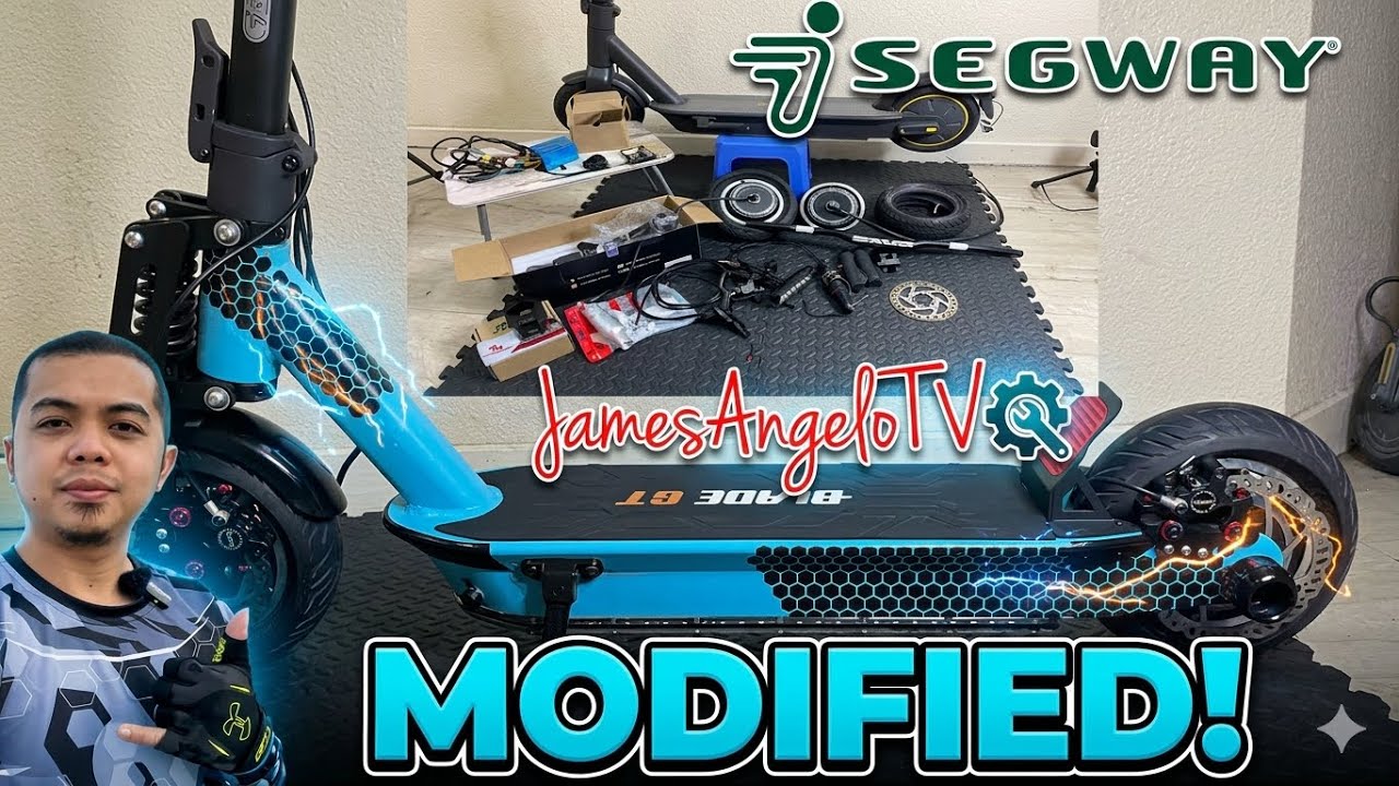 HOW I MODIFIED NINEBOT MAX G30 From Second Hand Parts 👀💯💪 | James Angelo TV | Vlog 135
