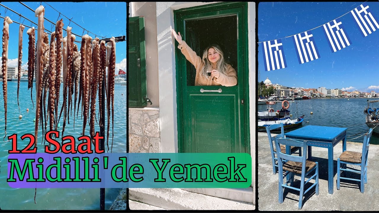 Midilli'de 12 Saatte Her Şeyi Yedik 1 Günde Ne Kadar Harcadık