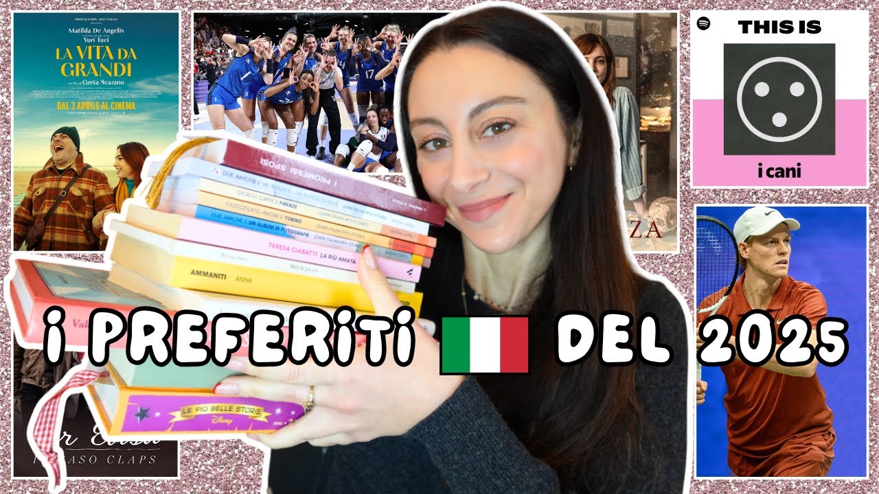 TOP 2025: i miei LIBRI, SERIE TV, MUSICA, FILM preferiti del 2025 | Italiano per stranieri