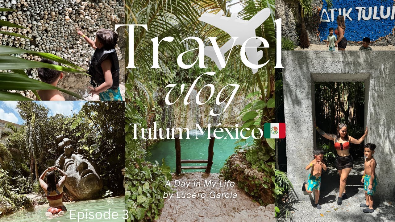 A Magical family Day in the Cenotes | This Place Doesn’t Feel Real, Felt Like Another World! Pt. 3