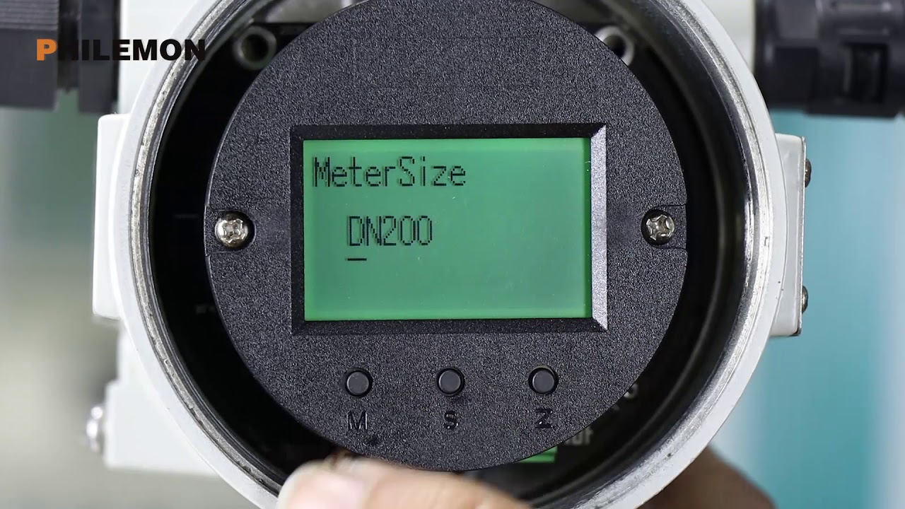 Vortex flow mere diameter and K factor setting