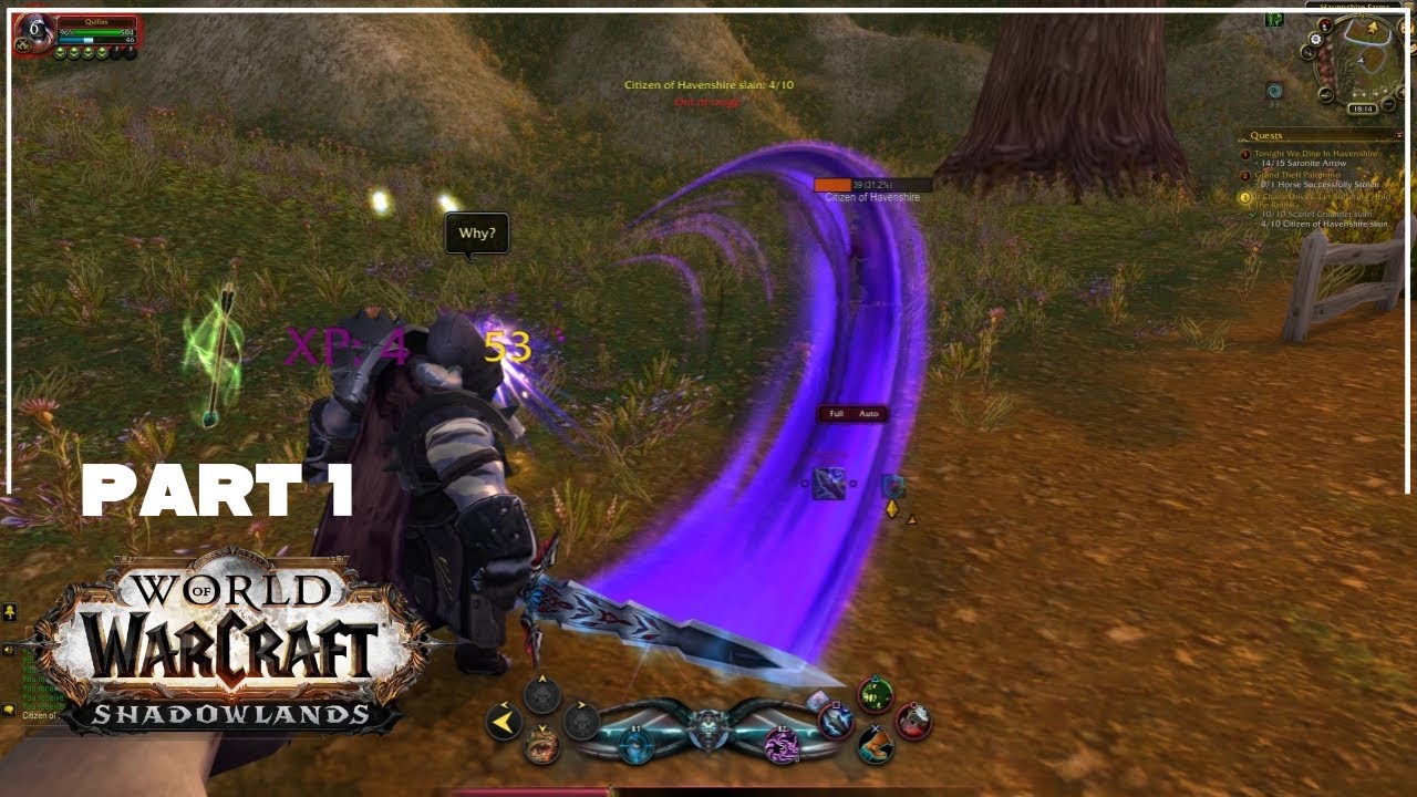 🎮 [4K] World of Warcraft  Gameplay Walkthrough Part 1 | Unholy Death Knight