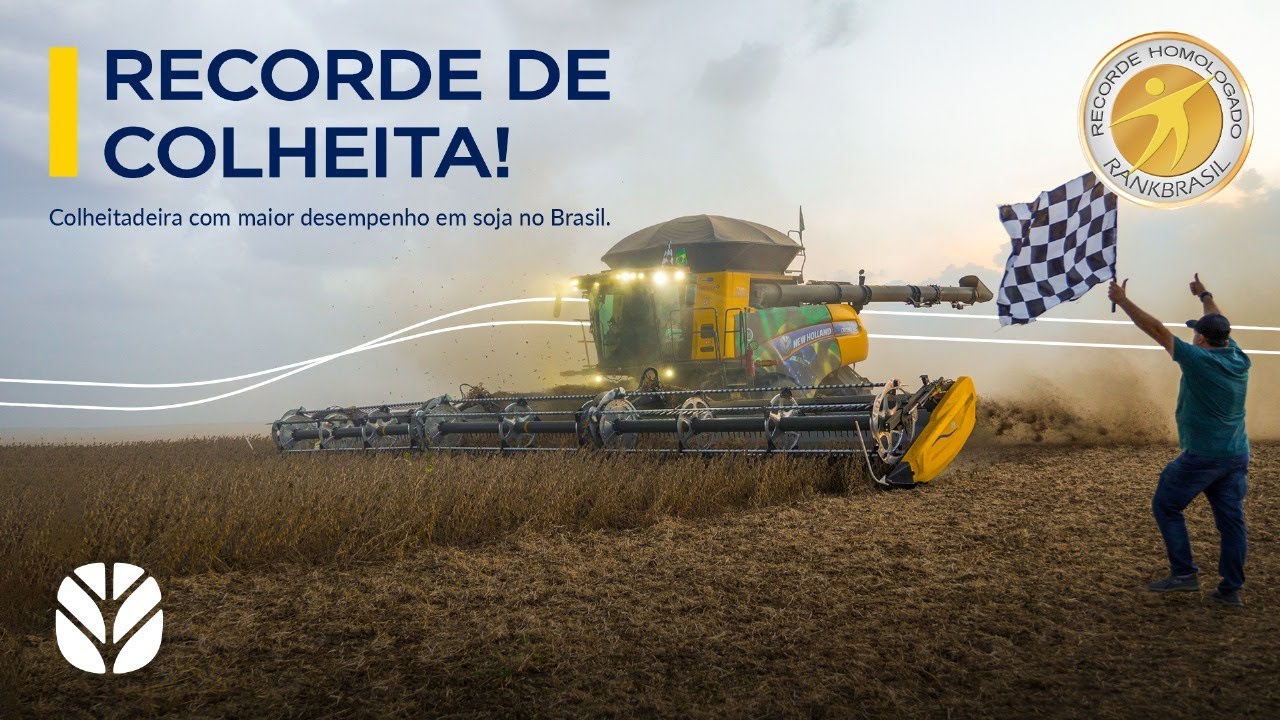 CR10.90 bate recorde histórico na colheita de soja no Brasil!