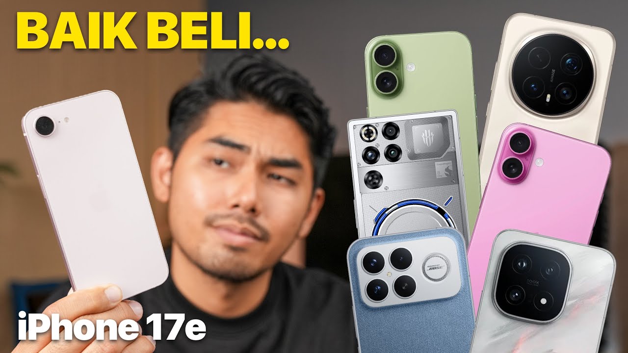 5 Smartphone RM3000 Lagi Berbaloi Dari iPhone 17e di Malaysia! 