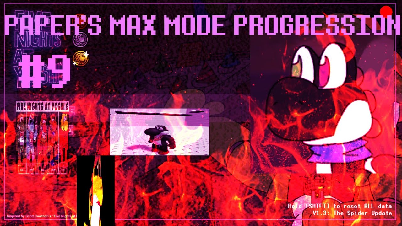 Five Nights at Yoshi's: 7/20 Mode Completion (10% Power) (Max Mode Progression #9)