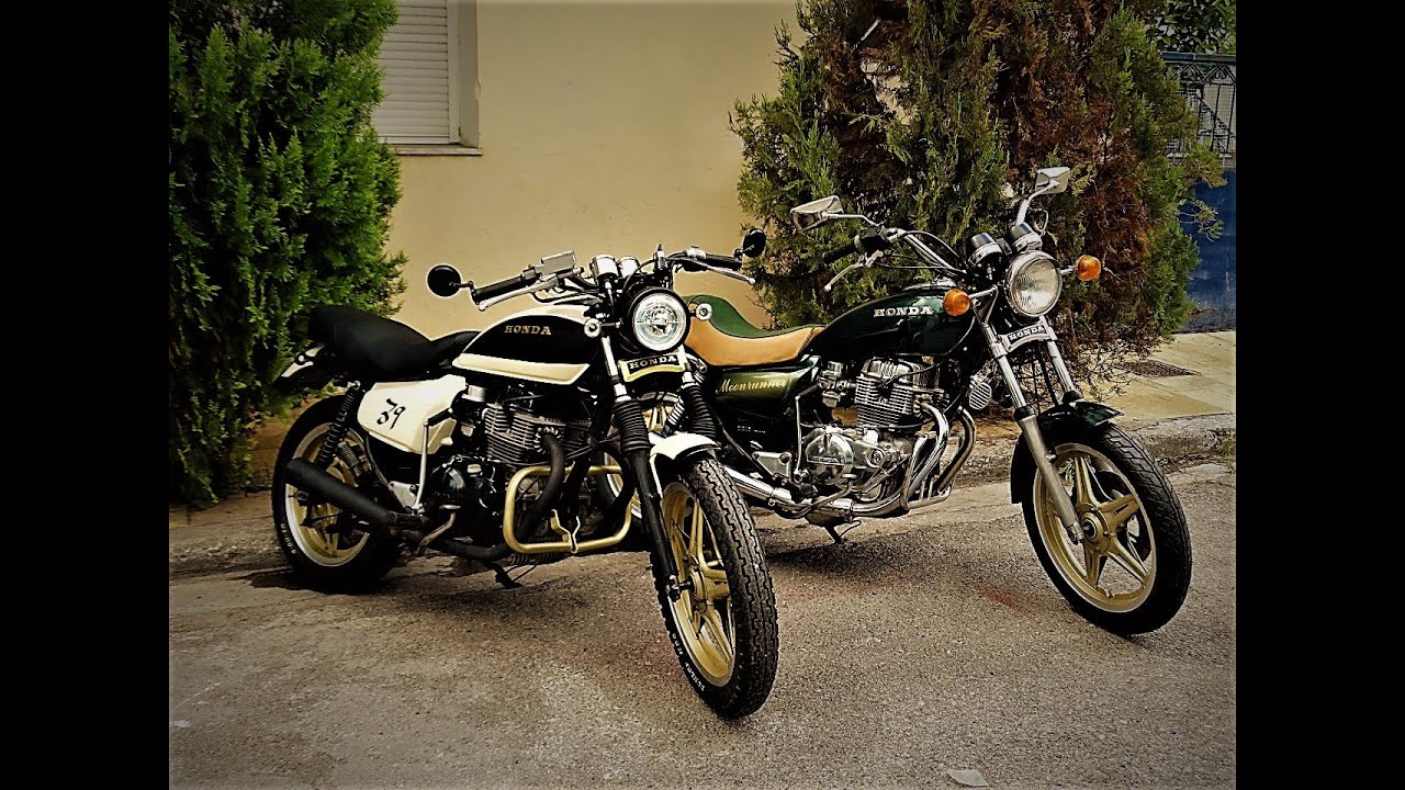 Honda CM400 cold (kick) start [Custom & Scrambler]