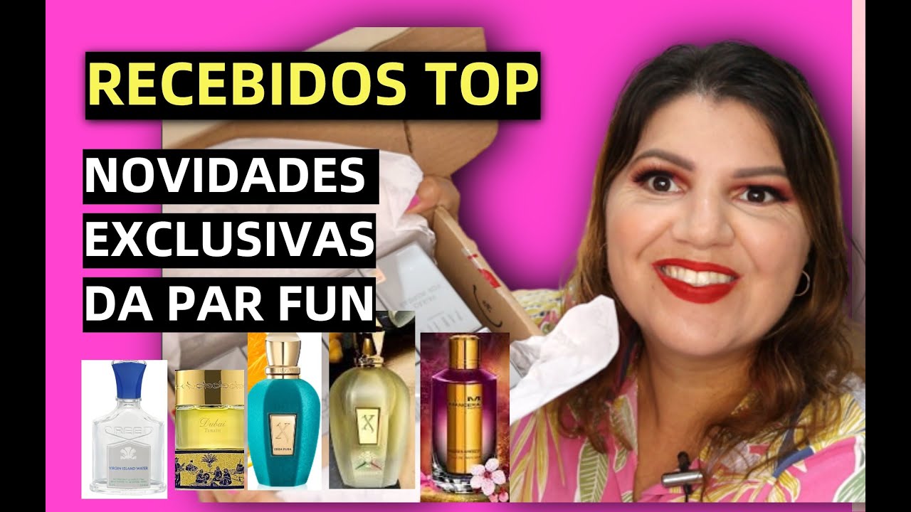 RECEBIDOS DE LANÇAMENTOS E NOVIDADES EXCLUSIVAS DA PAR FUN