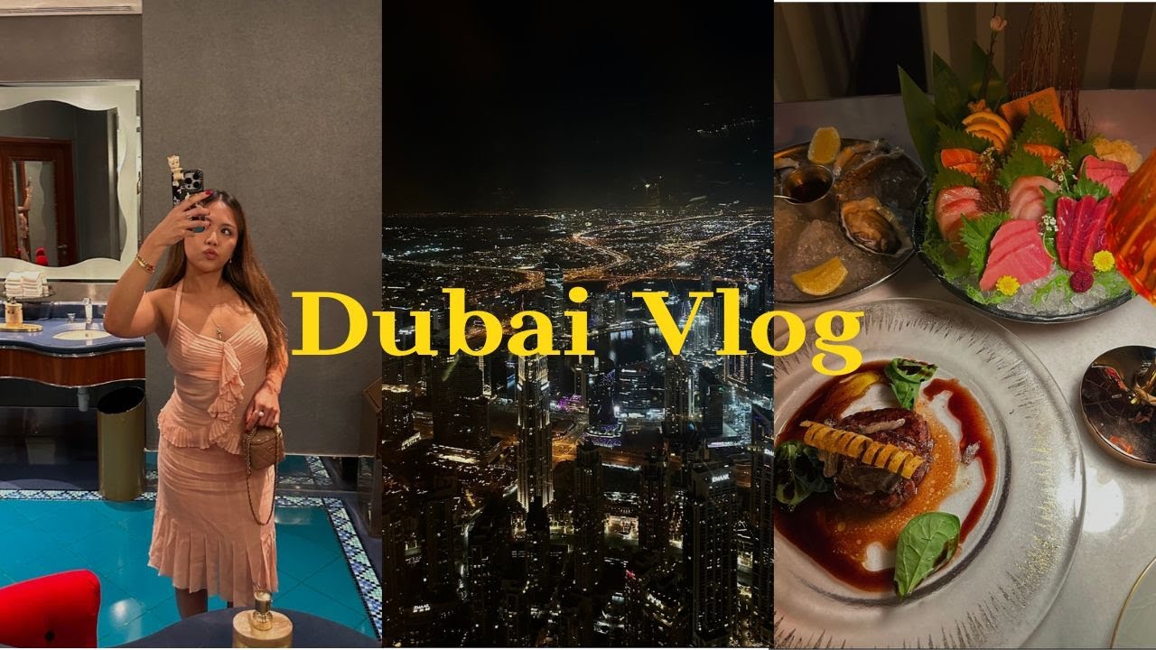 DUBAI VLOG/ food recs, catching some sunshine, chill getaway