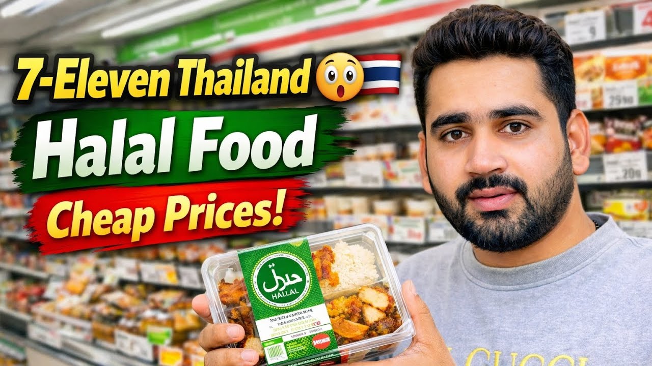 7-Eleven Thailand 😳 | Halal Food at Cheap Prices 🇹🇭