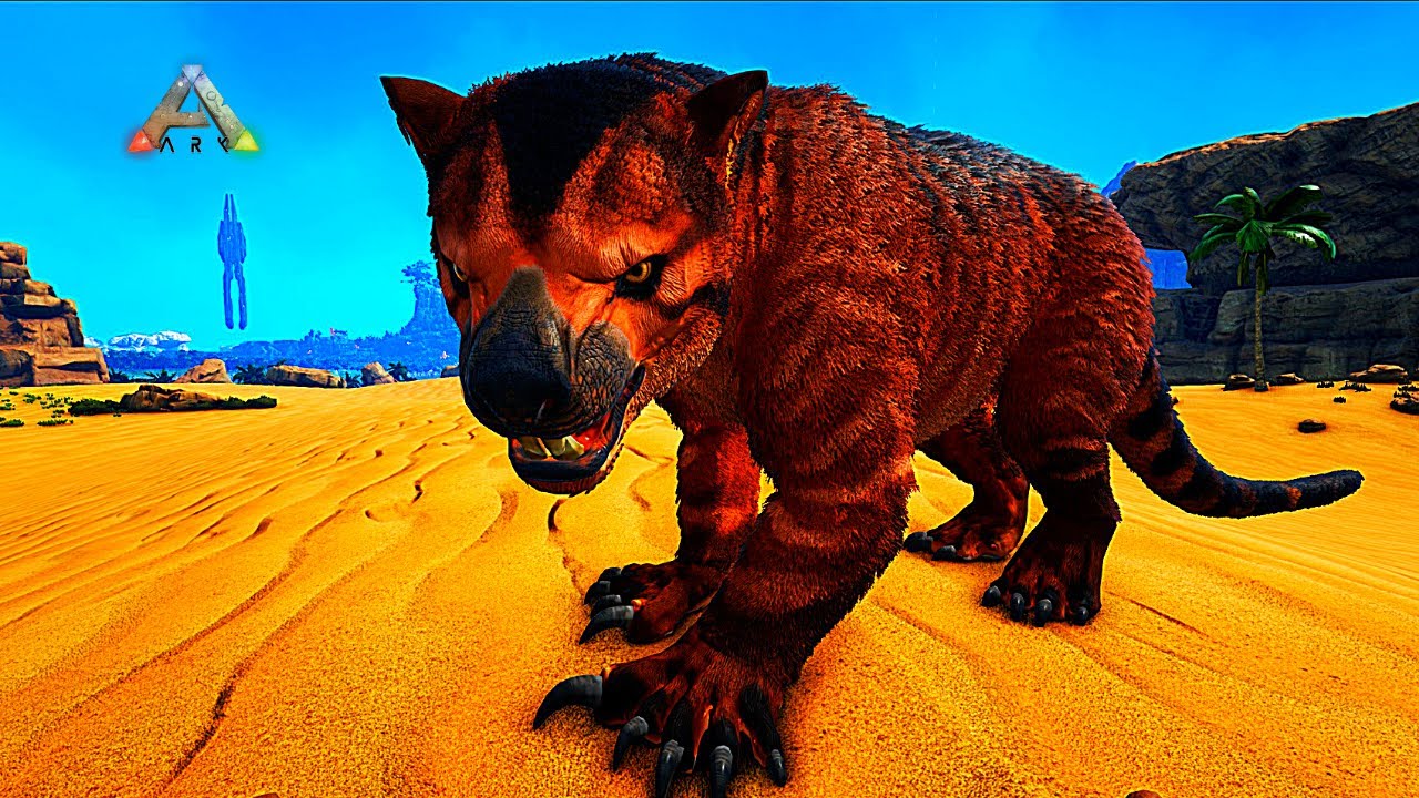Ark: Survival Evolved - Crystal Isles E36 - Taming a Thylacoleo