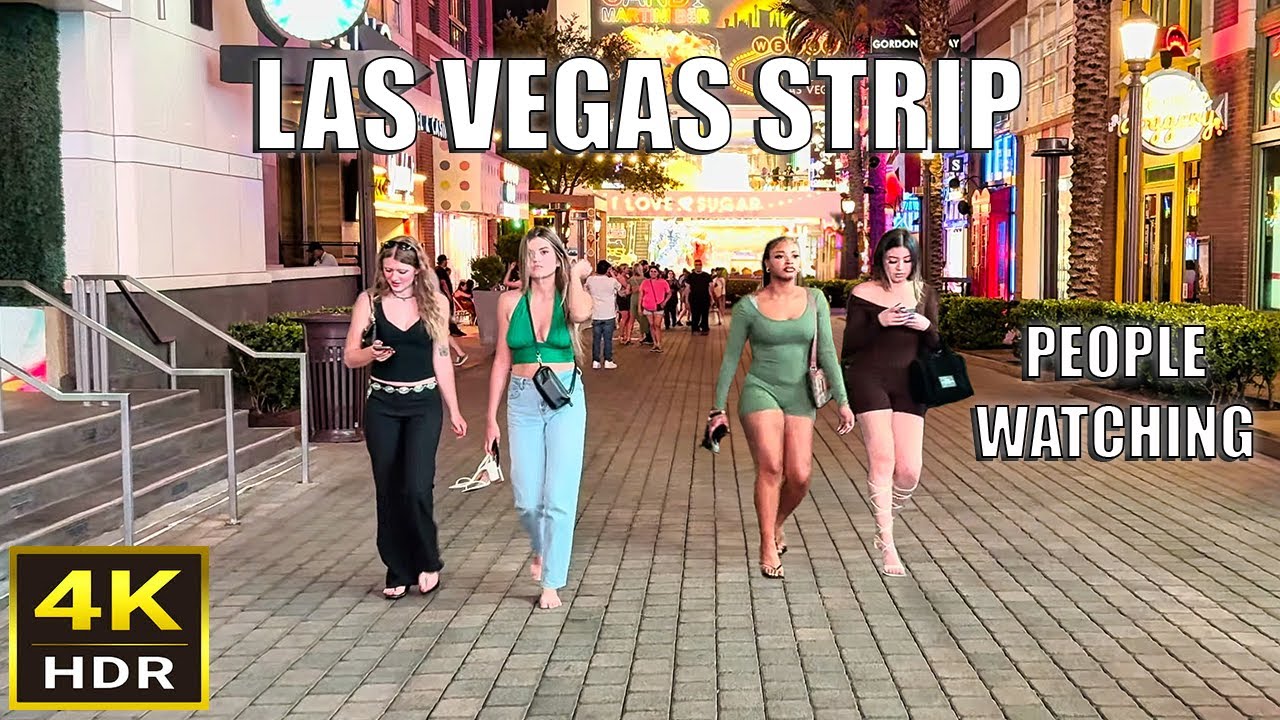 Las Vegas Strip Late Night People Watching | Summer 2024