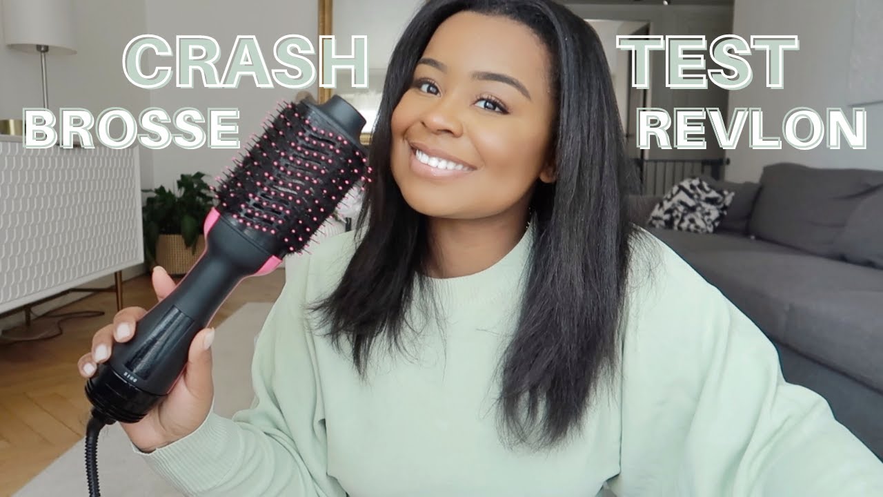 JE TESTE LA BROSSE SOUFFLANTE REVLON SUR MES CHEVEUX CREPUS | BRUSHING CHEVEUX AFRO | CRASH TEST
