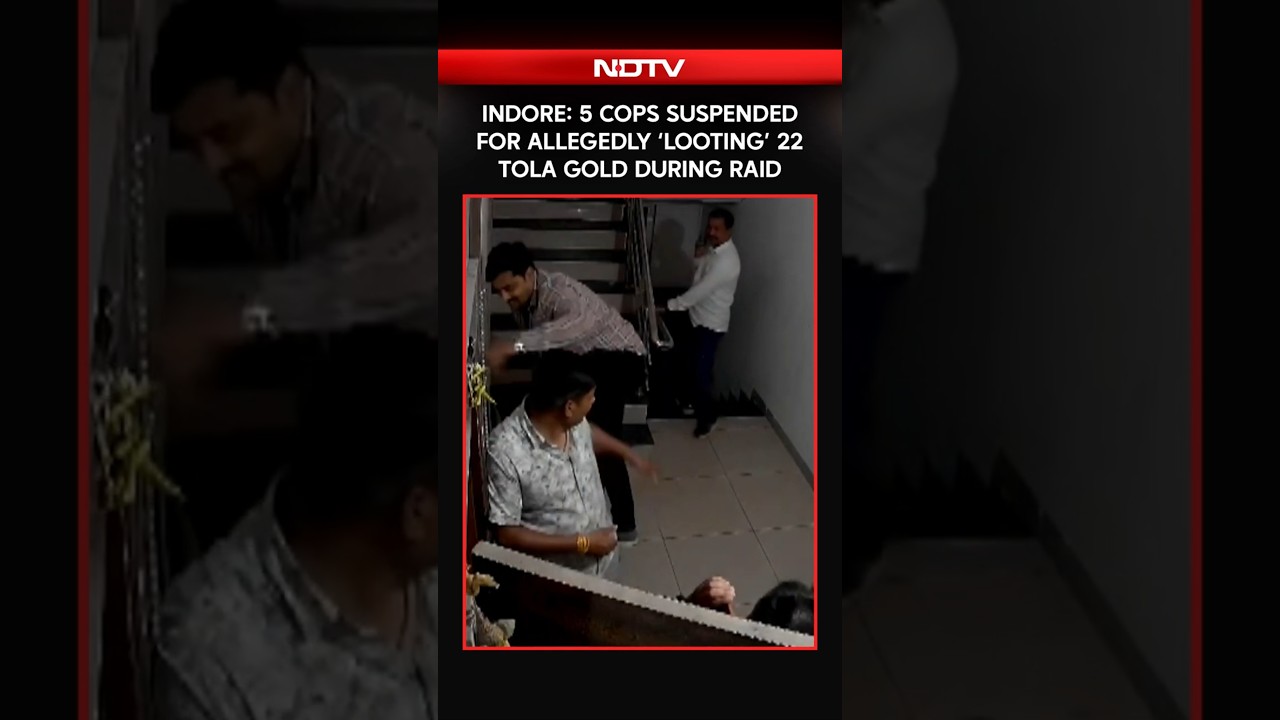 Viral Video | Indore: 5 Cops Suspended Over &lsquo;22 Tola Gold Loot&rsquo; During Raid, Bribery Claims Surface