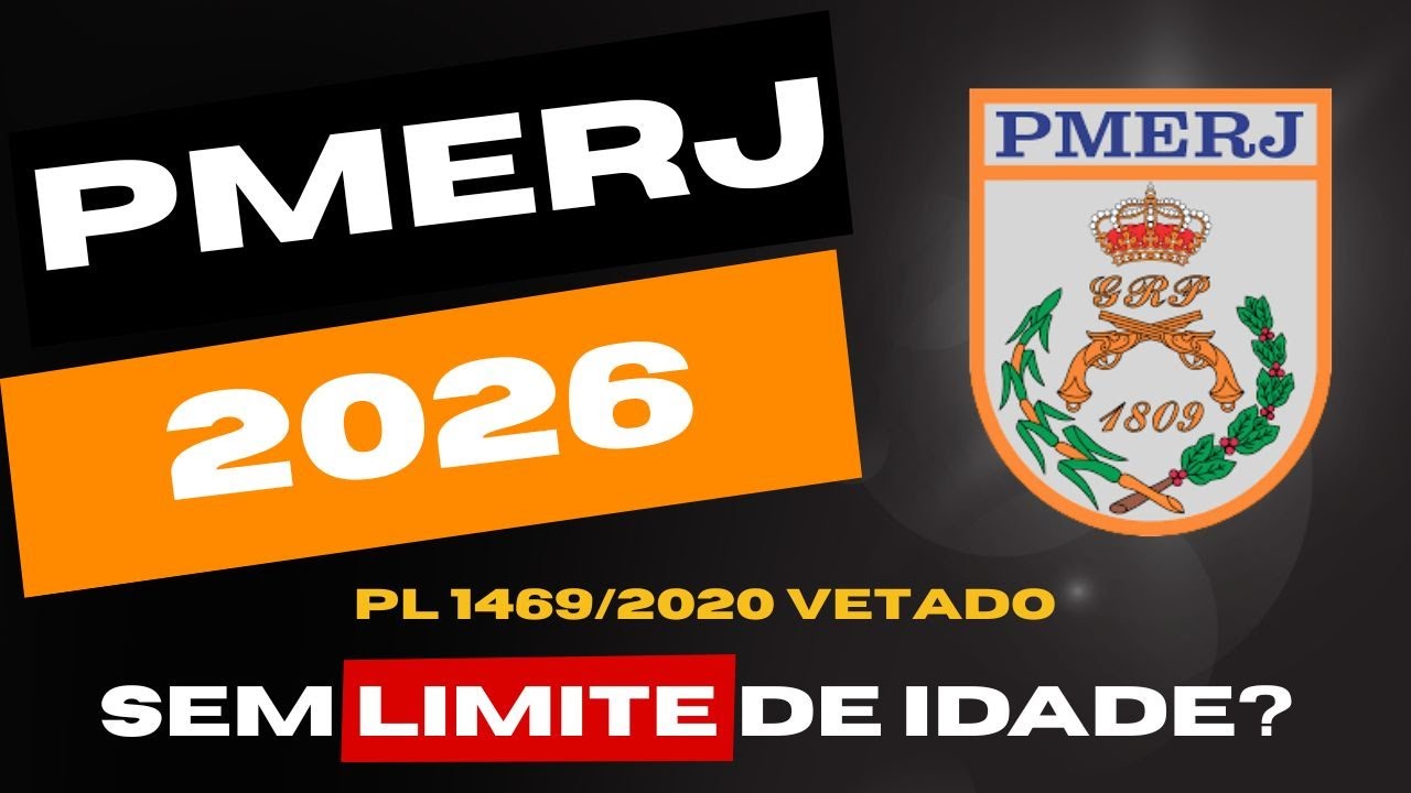 PMERJ SEM LIMITE DE IDADE? ENTENDA O QUE REALMENTE ACONTECEU