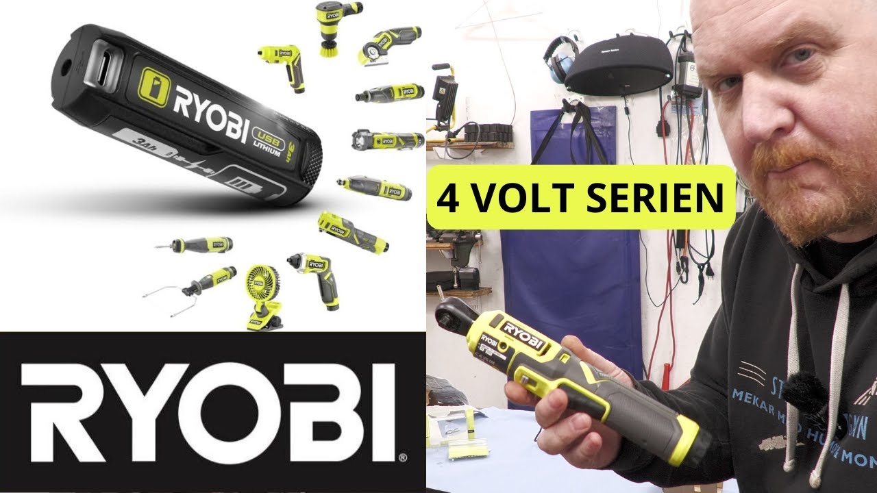 Batterispärrskaft Ryobi RR14W4-0 - Nu pensionerar jag mitt gamla spärrskaft!