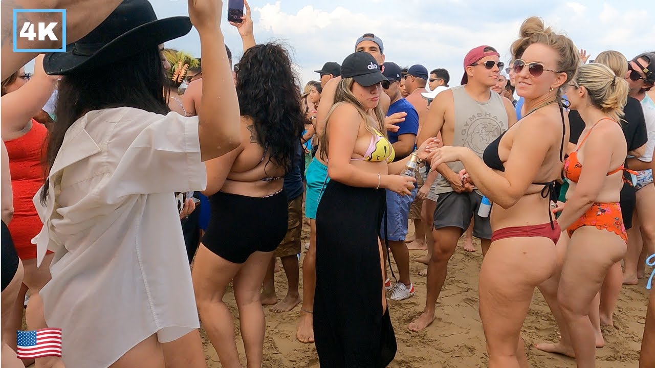 Chicago MONTROSE BEACH - Looks Like Miami Beaches Vibe - 4th Of July 2023🇺🇸