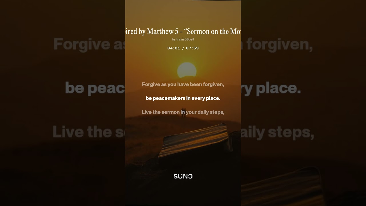 “Sermon on the Mount”- Inspired by Matthew 5   #folkcore