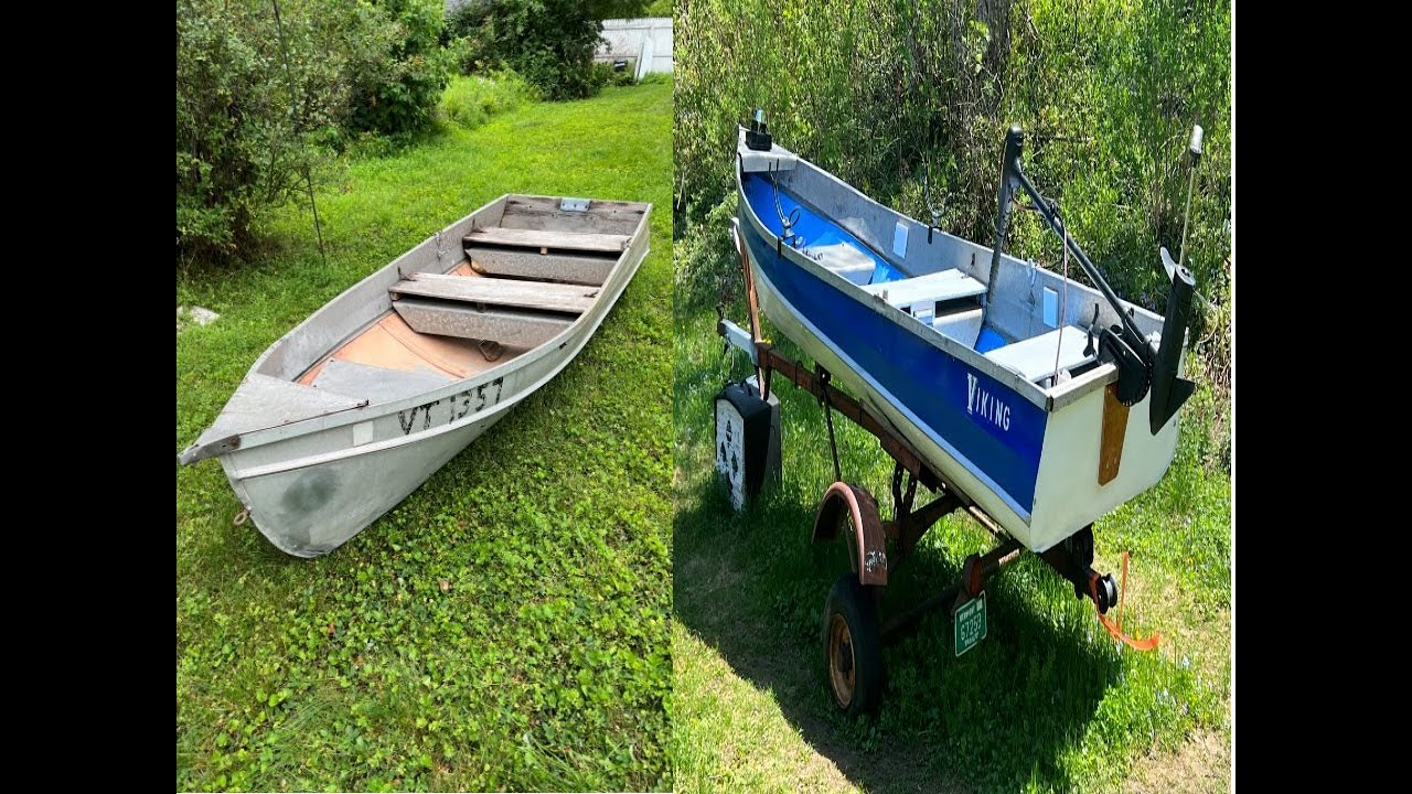 I got a free boat and trailer. Let's fix them up!