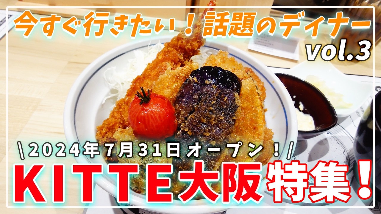 【大阪 KITTE大阪 コスパ最高のディナー】｜知らないと損します｜川北商店｜函太郎｜タレカツ