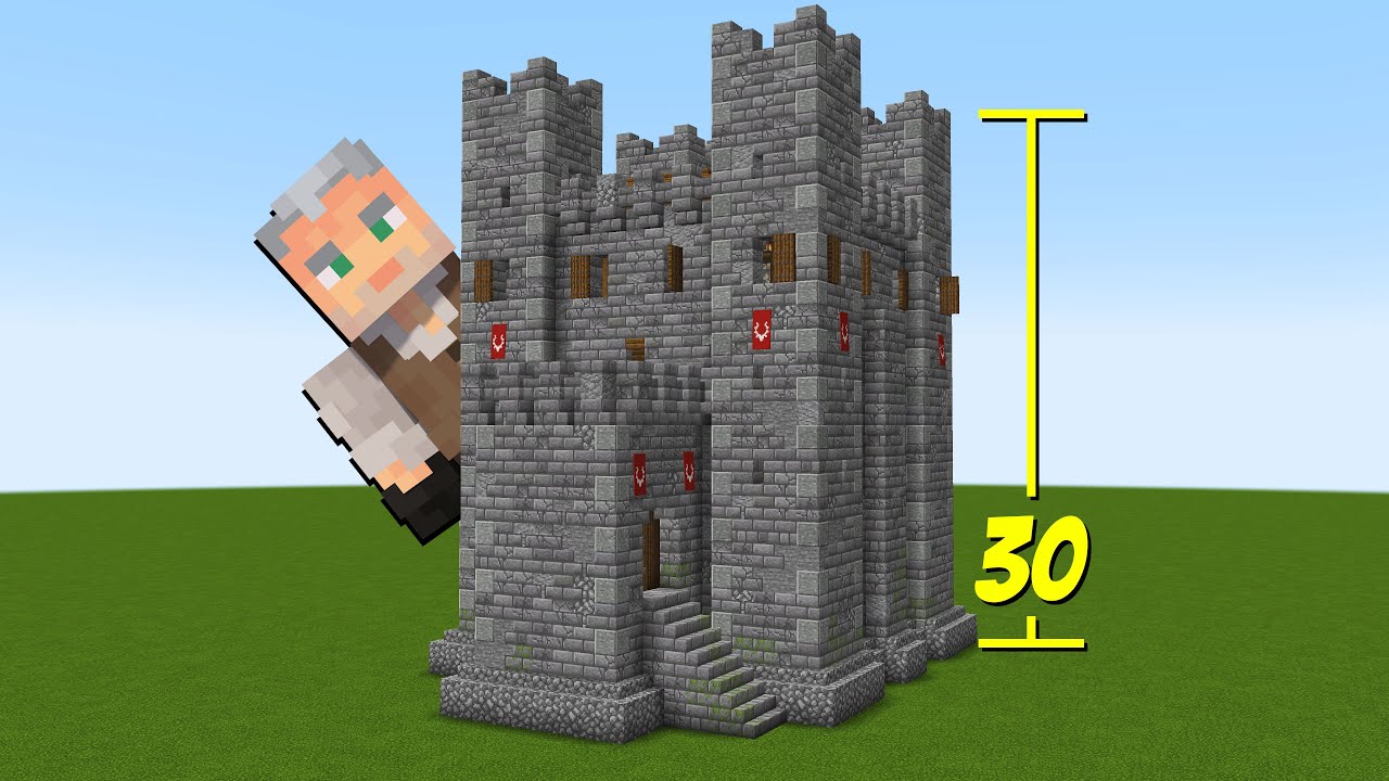 Как (правильно) построить нормандский замок в Minecraft