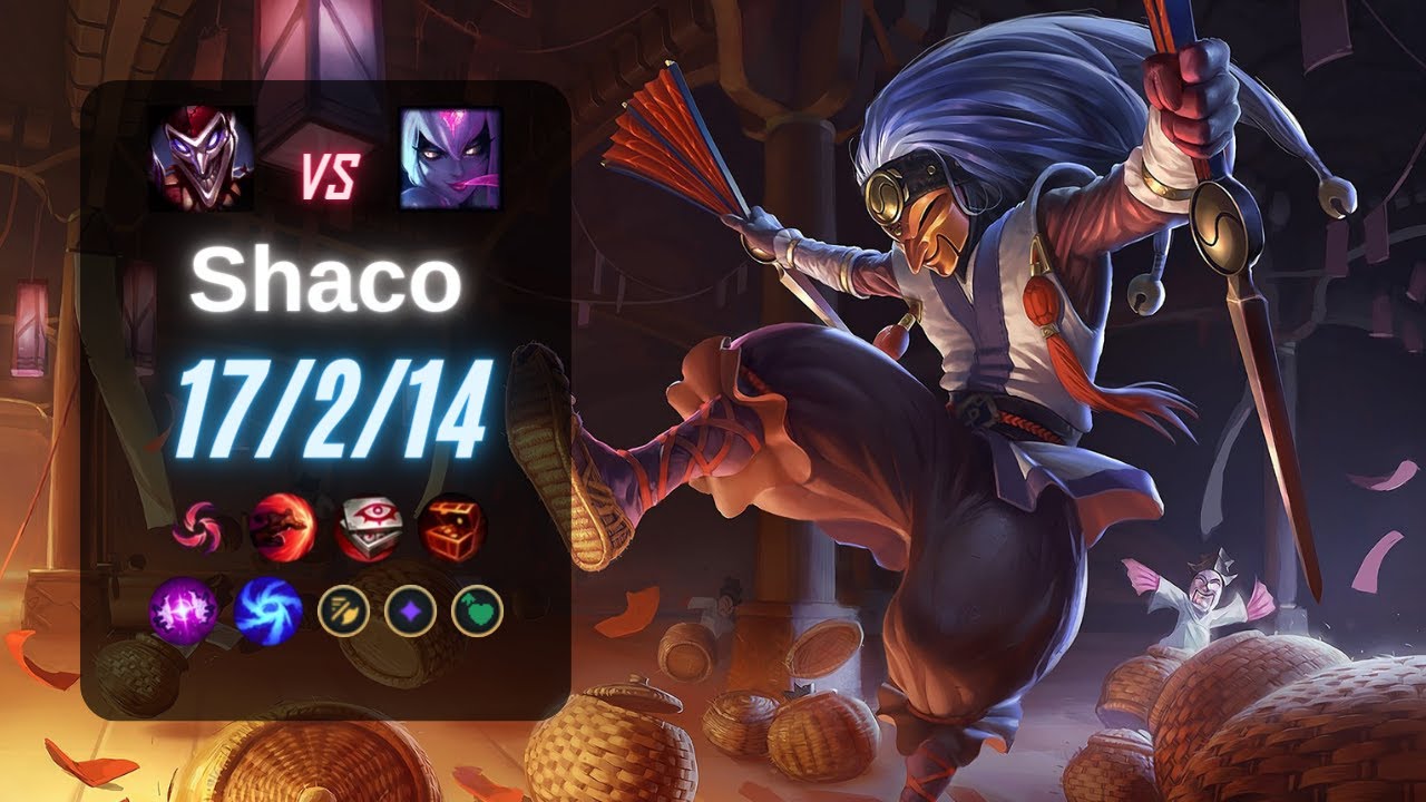 SHACO JUNGLE vs EVELYNN - EUW LoL Challenger Patch 14.3