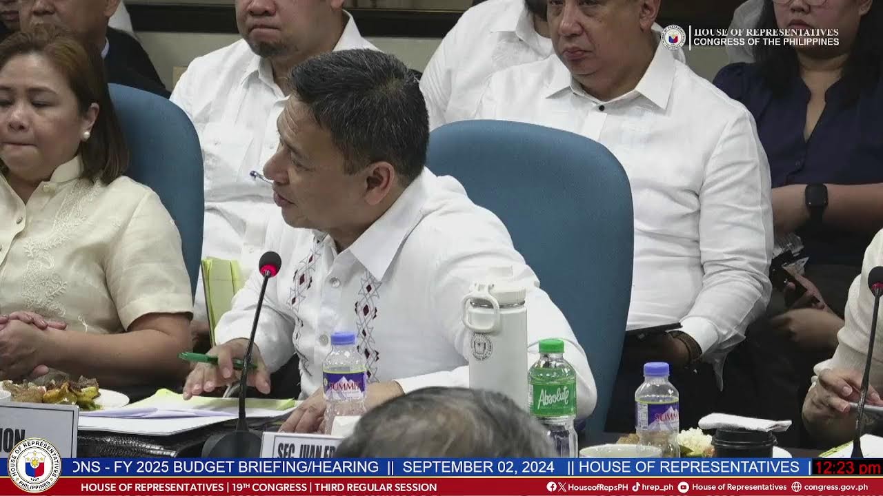 COMMITTEE ON APPROPRIATIONS - BUDGET BRIEFING/HEARINGS OF THE FY 2025 PROPOSED BUDGET (DepEd)