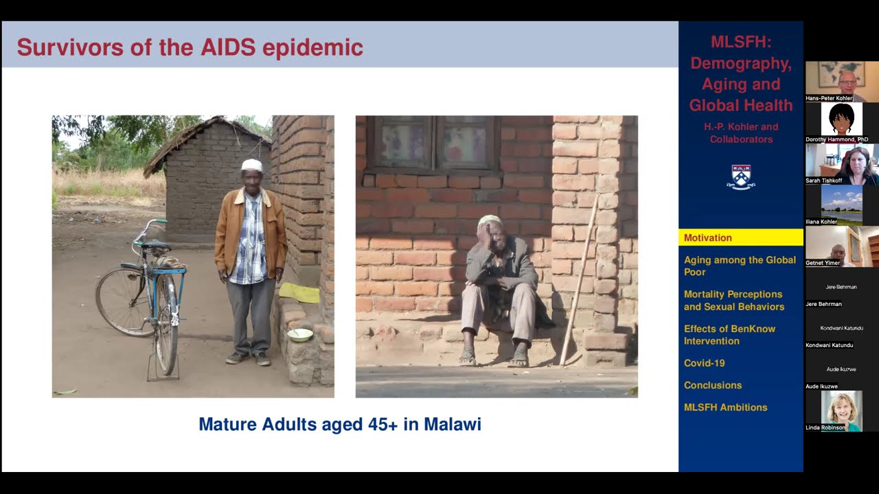 Demography, Aging, and Global Health by Hans-Peter June 27, 2022