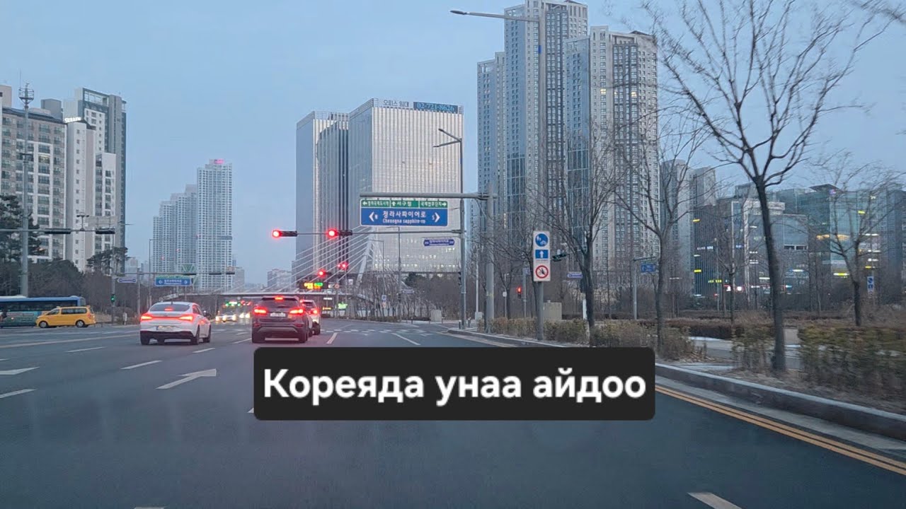 Кореяда унаа айдоо #түштүккорея #инчон #вождение
