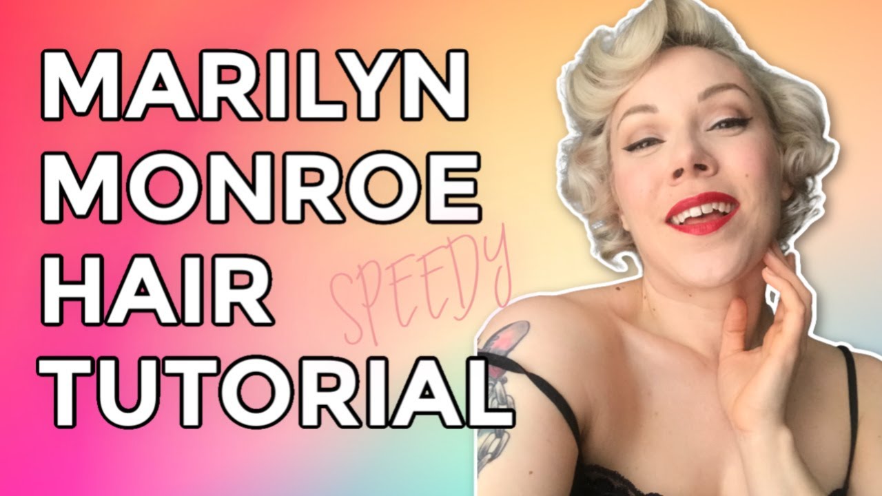 Speedy Marilyn Monroe Hairstyle Tutorial