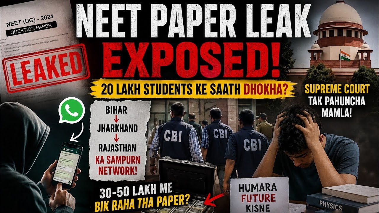 NEET Paper Leak Full Story | Bihar se Supreme Court tak&rdquo;#neetleak #neet paper leak #neet2026 #cbi