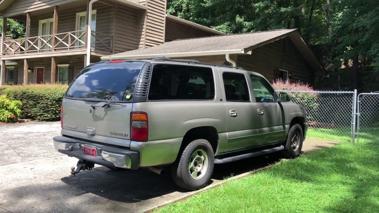 Sue is For Sale!  2002 Chevrolet Suburban 241k review POV test drive