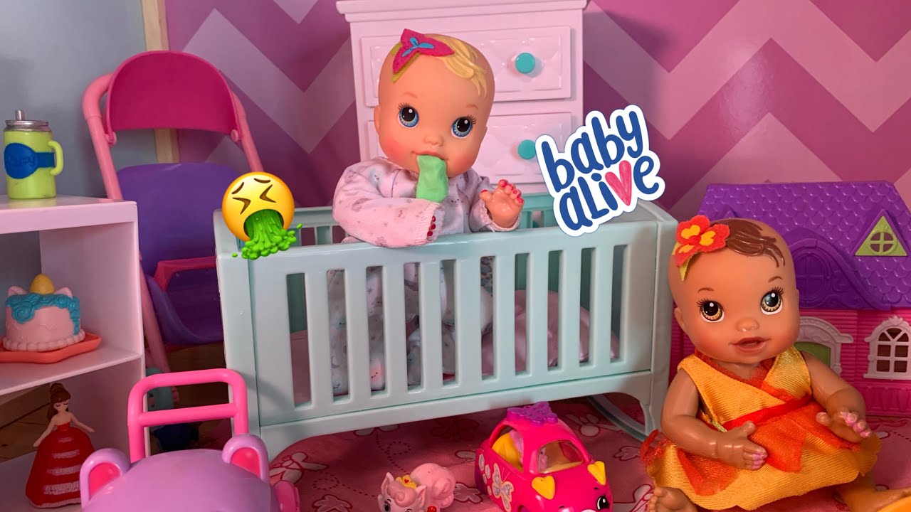 Baby alive Newborn Twins Morning routine 🤒