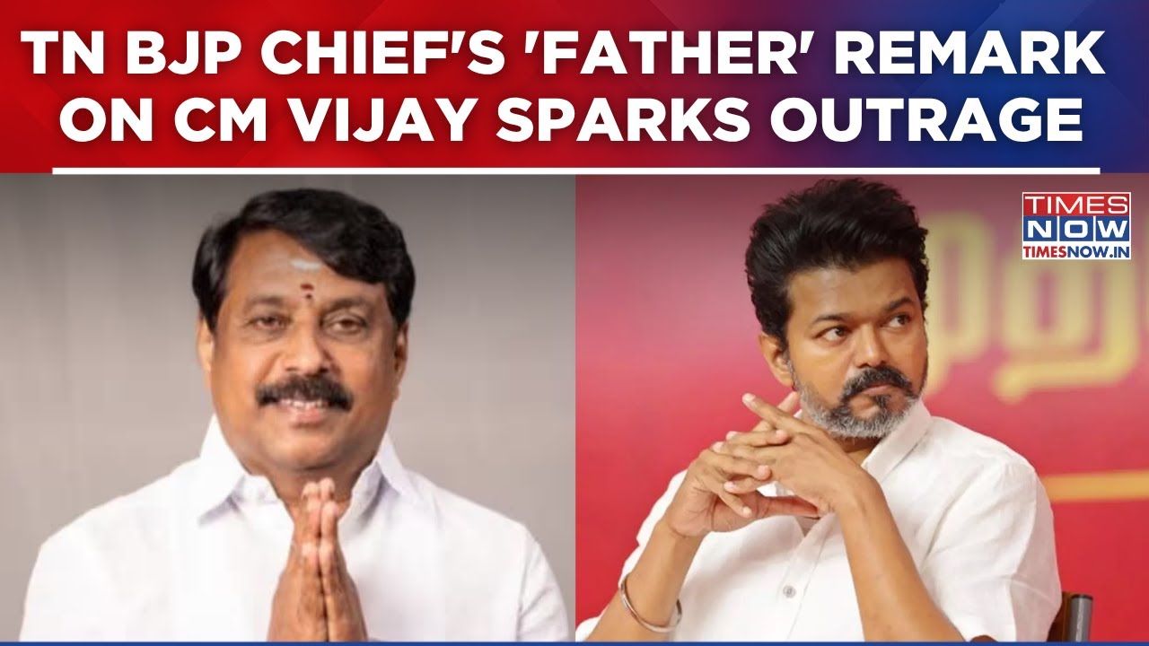 Tamil Nadu BJP Chief Sparks Major Controversy After Making Remark Targeting Chief Minister Vijay