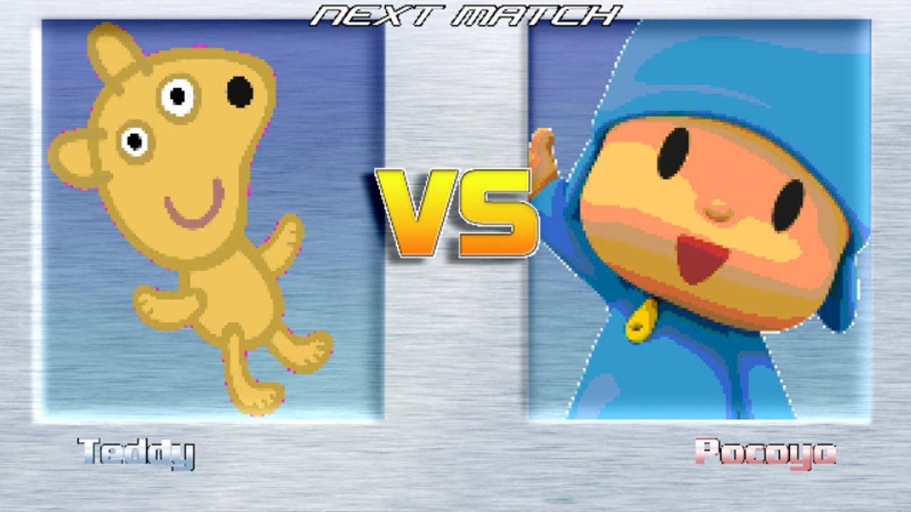 M.U.G.E.N BATTLES | Teddy vs Pocoyo | Peppa Pig vs Pocoyo