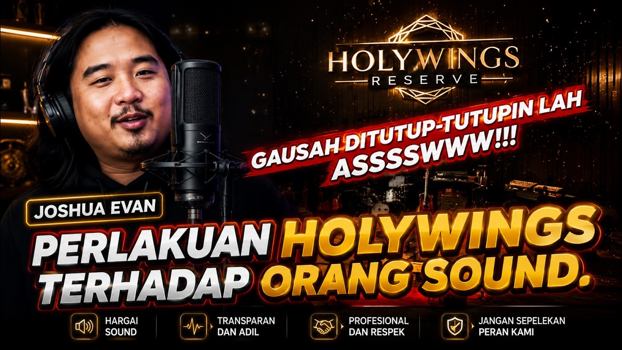 HOLYWINGS JADI HOLIDAY!  EXCLUSIVE PODCAST BERSAMA SOUND ENGINEER HOLYWINGS - JOSHUA EVAN