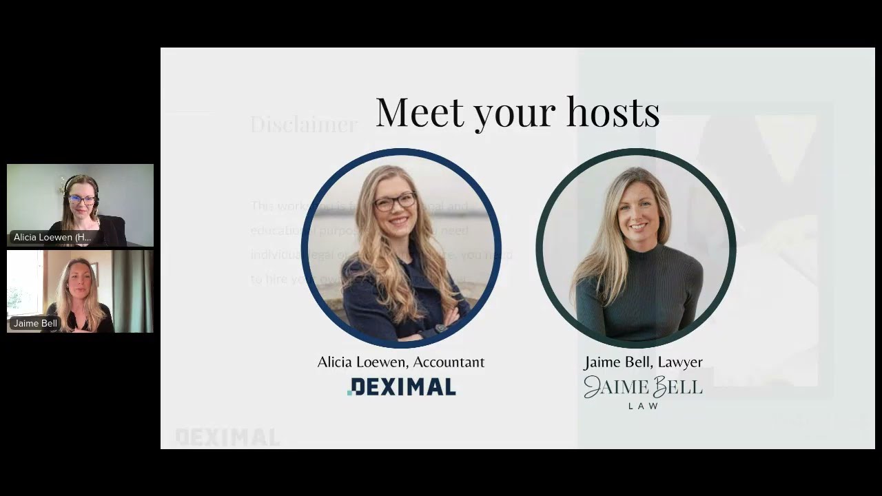 WEBINAR: Incorporation Made Simple - A Practical Guide for Small Business Owners