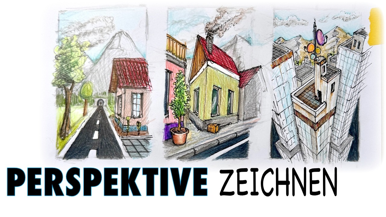 Perspektive zeichnen mit mehreren Fluchtpunkten