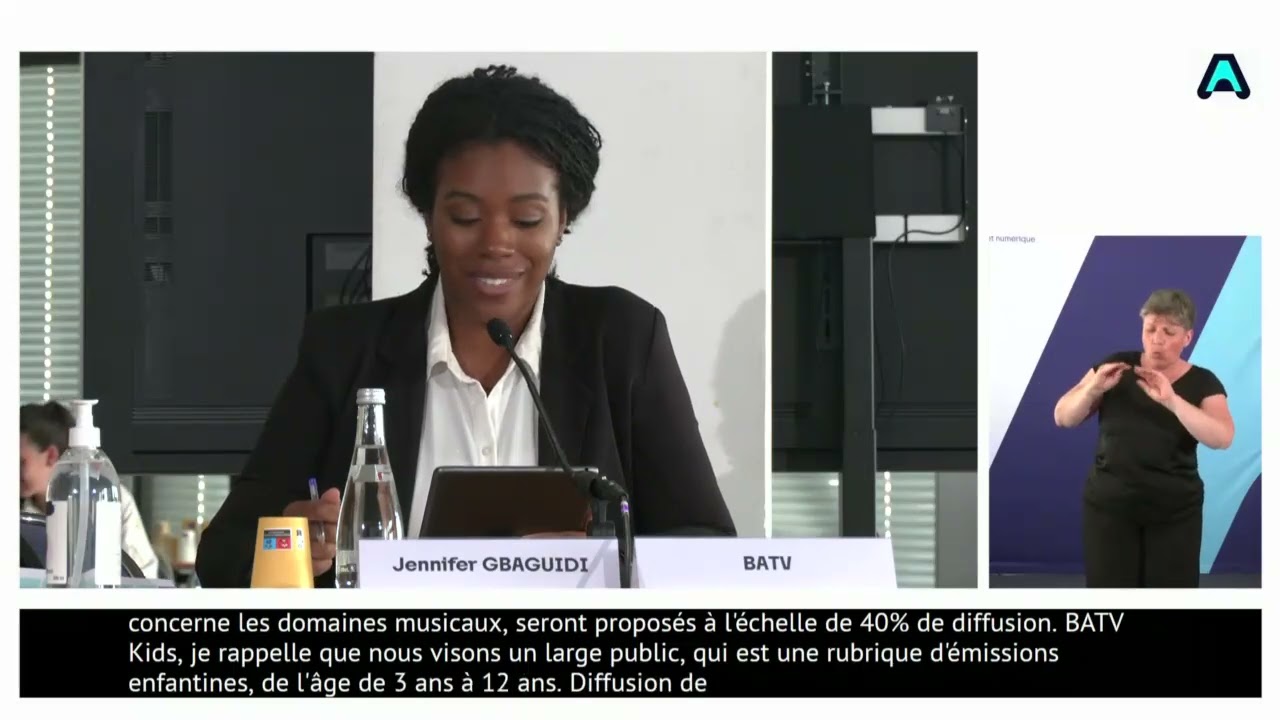 Auditions de BA TV à l'Arcom pour la TNT - 11 Juillet 2024