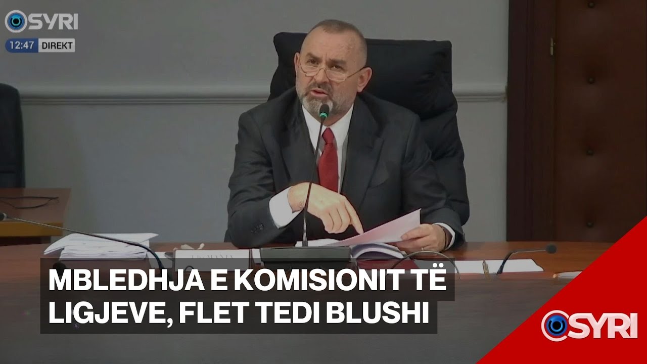 Mbledhja e komisionit të ligjeve, flet Tedi Blushi
