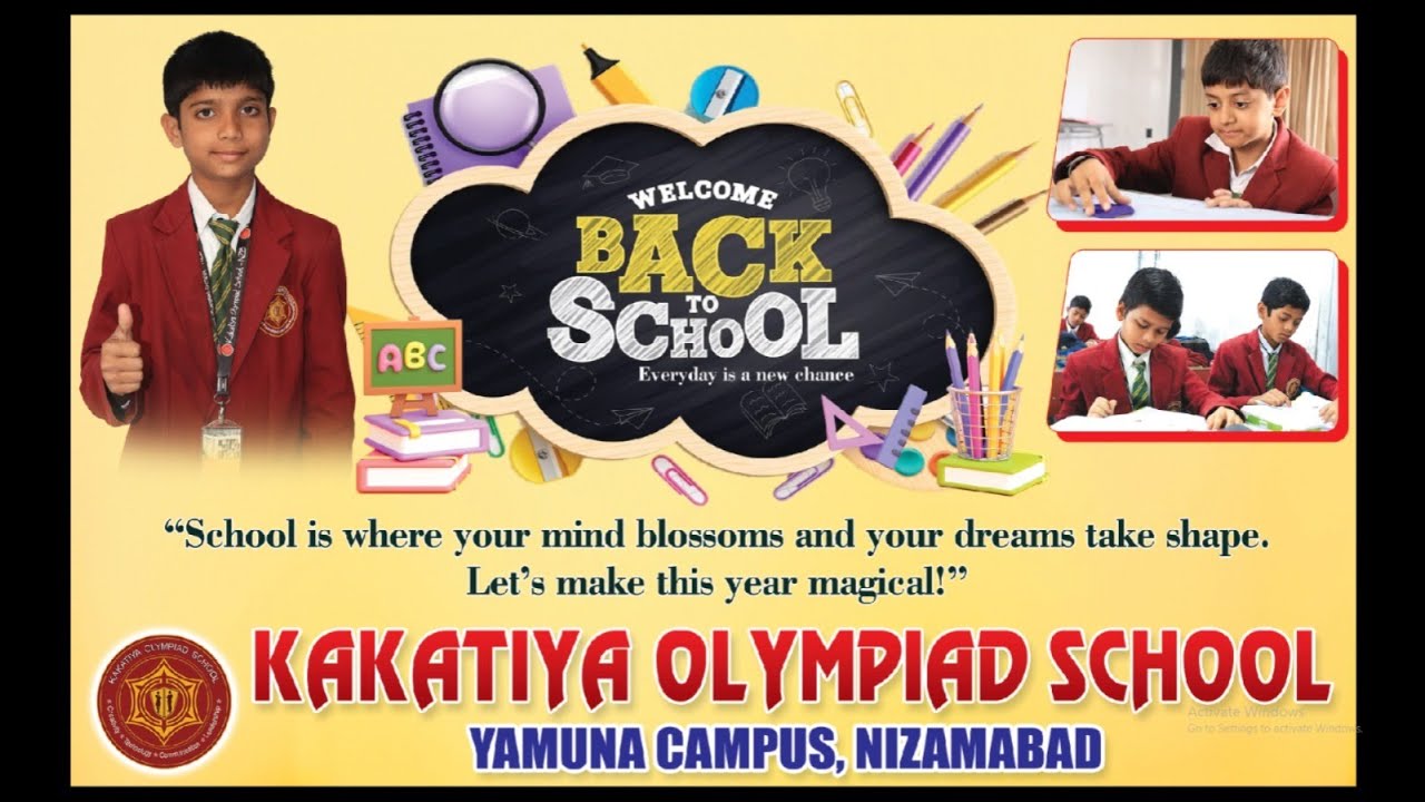 BACK TO SCHOOL - 2025 || YAMUNA CAMPUS || KAKATIYA OLYMPIAD SCHOOL || NIZAMABAD