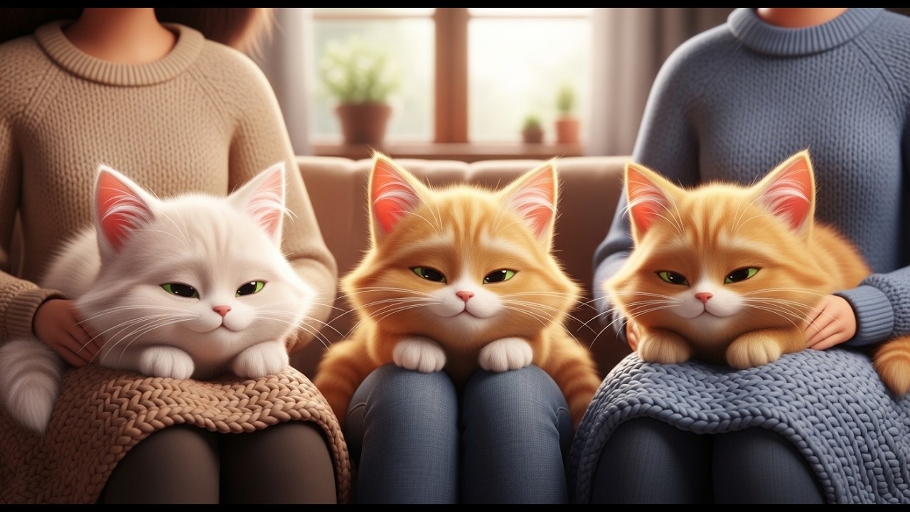 Happy Naps, Cozy Laps: Where Cats Love to Rest! 😴💕