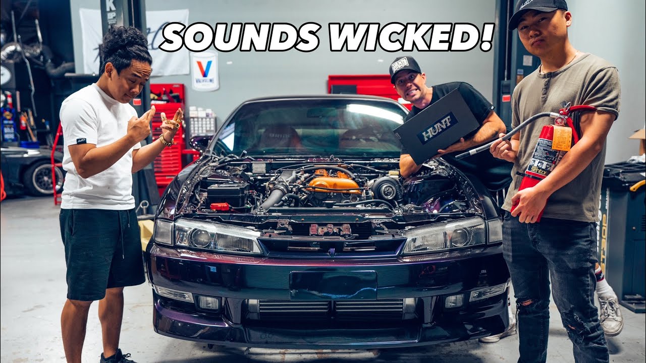 First Start For The SR20 S14!!!!!!