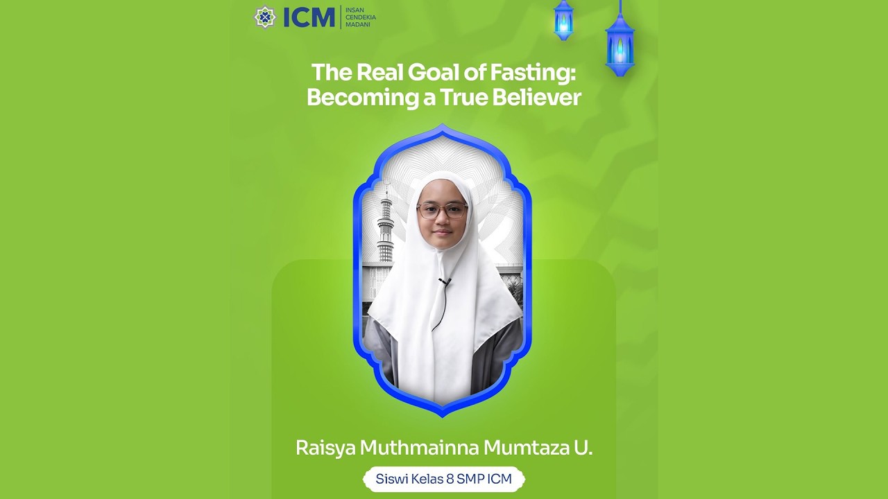 [Taushiyah Ramadan] The Real Goal of Fasting: Becoming a True Believer - Raisya #icm