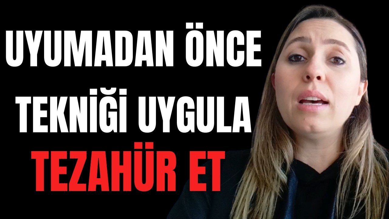 🌙 Uyumadan Önce Bunu Yap… Gerçekliğin Değişsin! ✨ (Tezahür Tekniği)