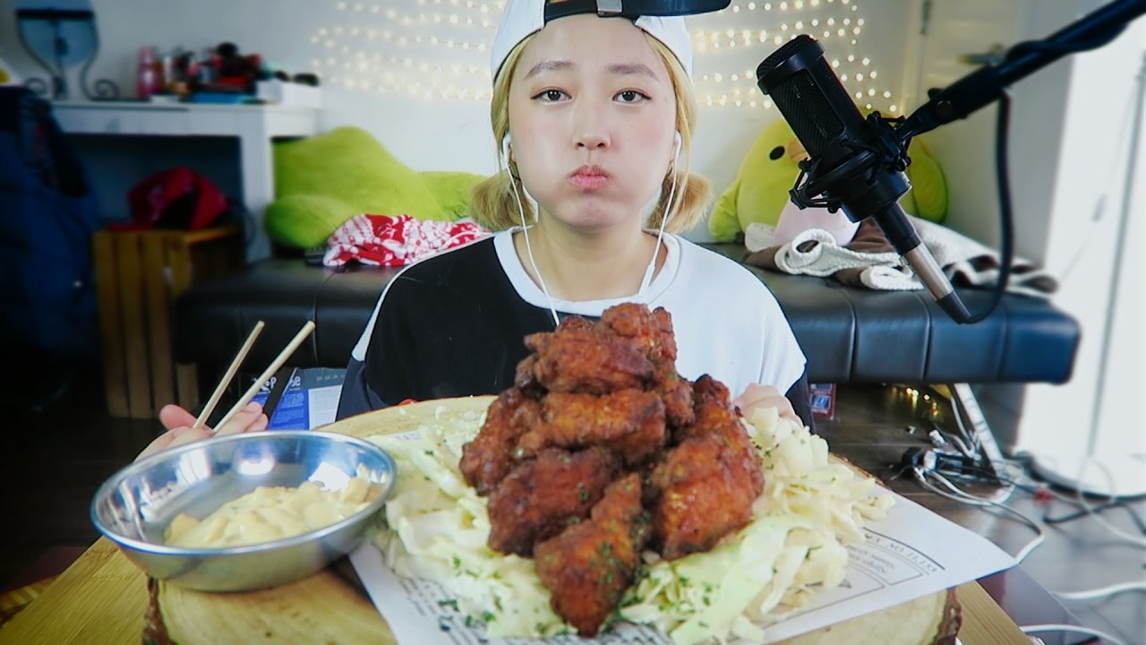 BigMac Sauce Ep#3 (asmr) | DEEP FRIED CHICKEN BREAST(Karaage) Eating Sounds