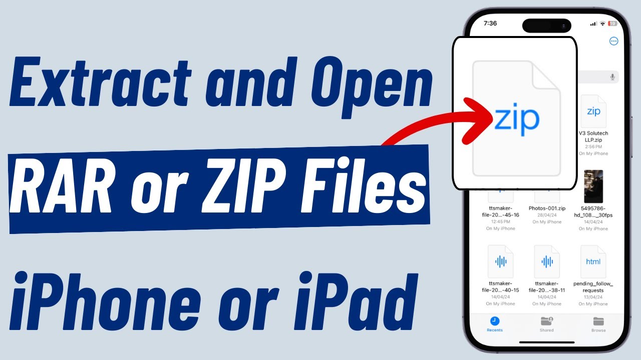 Jak otwierać pliki ZIP lub RAR na iPhonie lub iPadzie (2026)