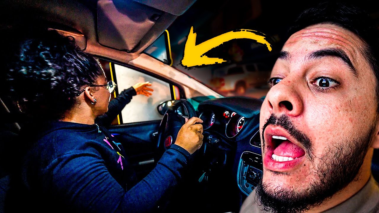 ELA QUASE BATEU O CARRO NO POSTE & FICOU DOENTE DO NADA