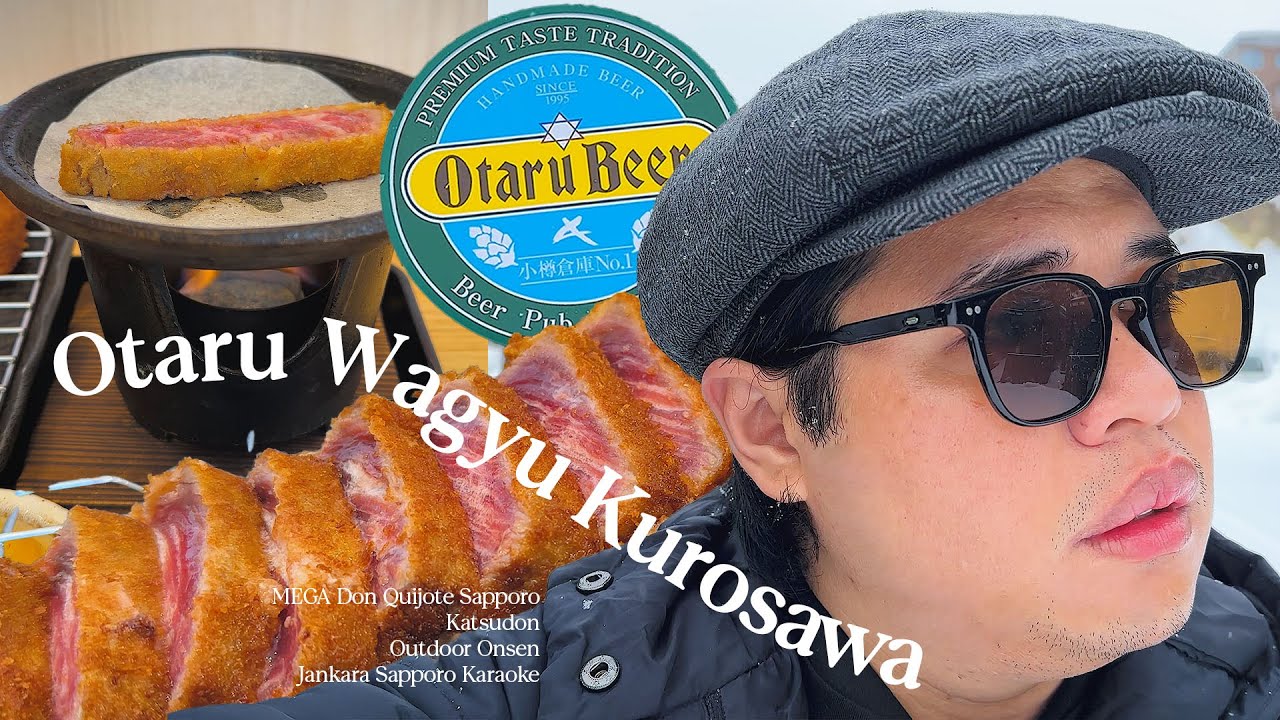 MEGA Don Quijote Sapporo Tanukikoji , Katsudon, Wagyu and Karaoke • E16 | Japan Silent Vlog