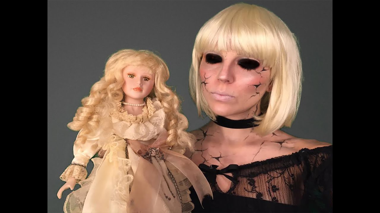 Cracked Porcelain Doll | Halloween Makeup | RobertaTravagliniMakeup